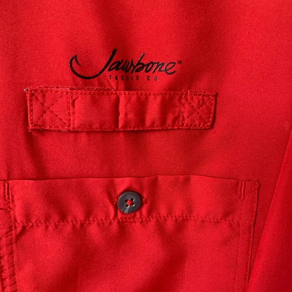 Jawbone Tackle Company Red Mens Shirt - Picture 3 of 6